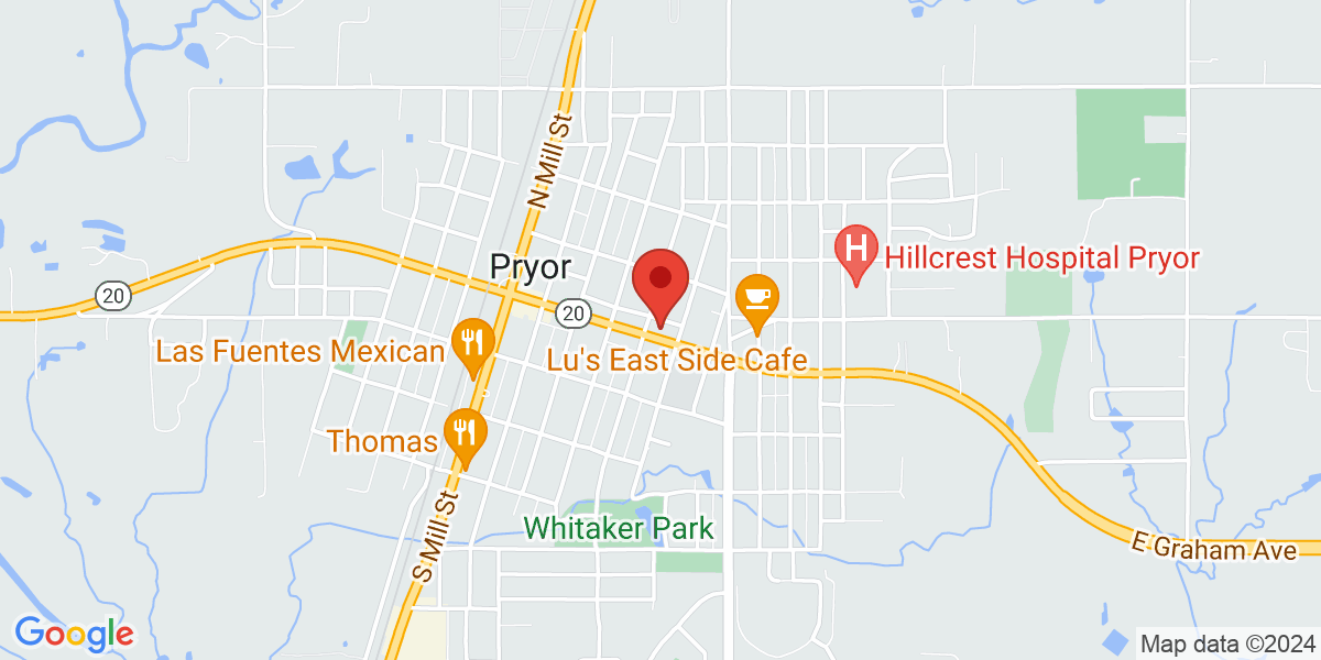 Map of Pryor Public Library